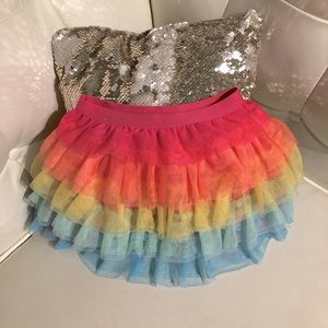 Children’s Place - Rainbow Ruffle Tulle Skirt
